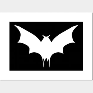 Bat silhouette Posters and Art